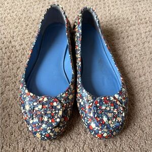 TORY BURCH Floral Patterned Ballet Flats